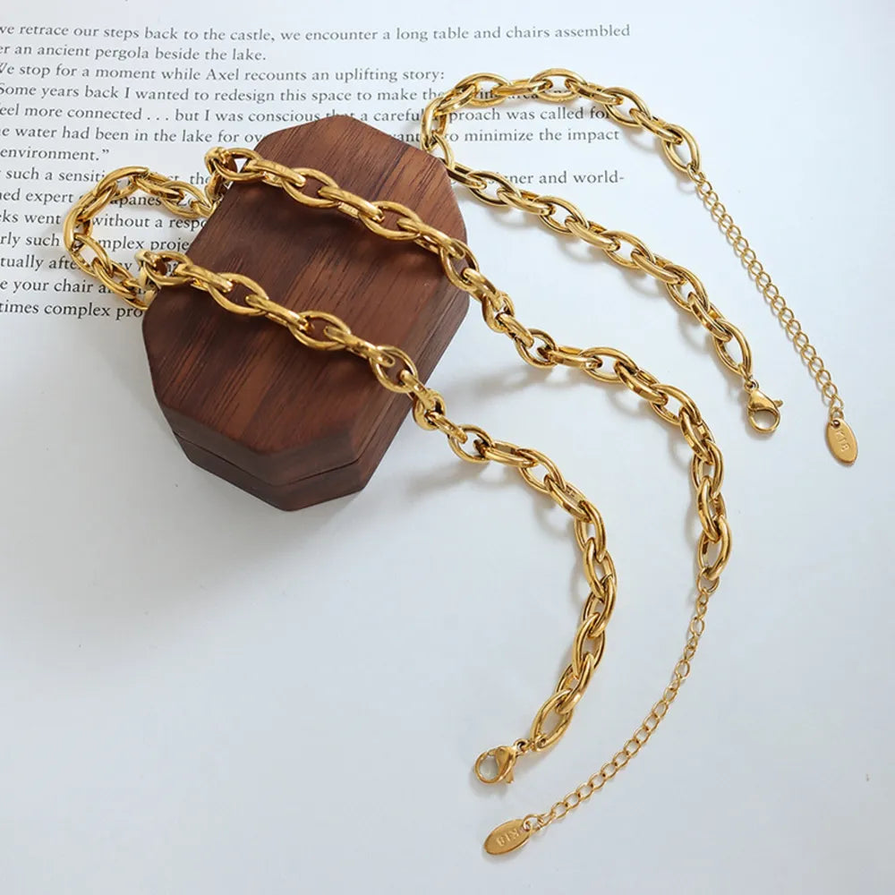 Edelstahlkettenarmband