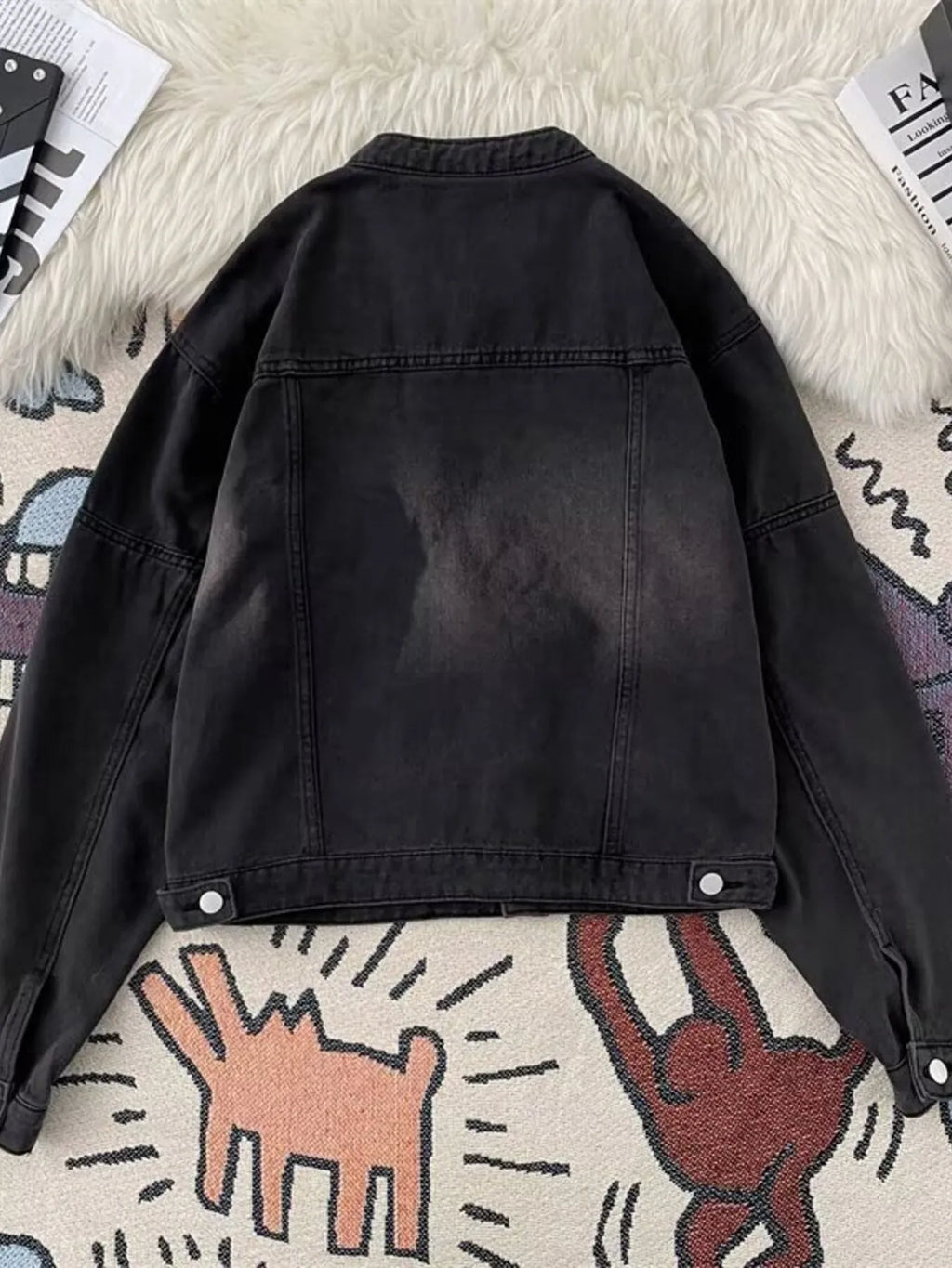 Men's Zip Up Denim Jacket - Lilixa.store