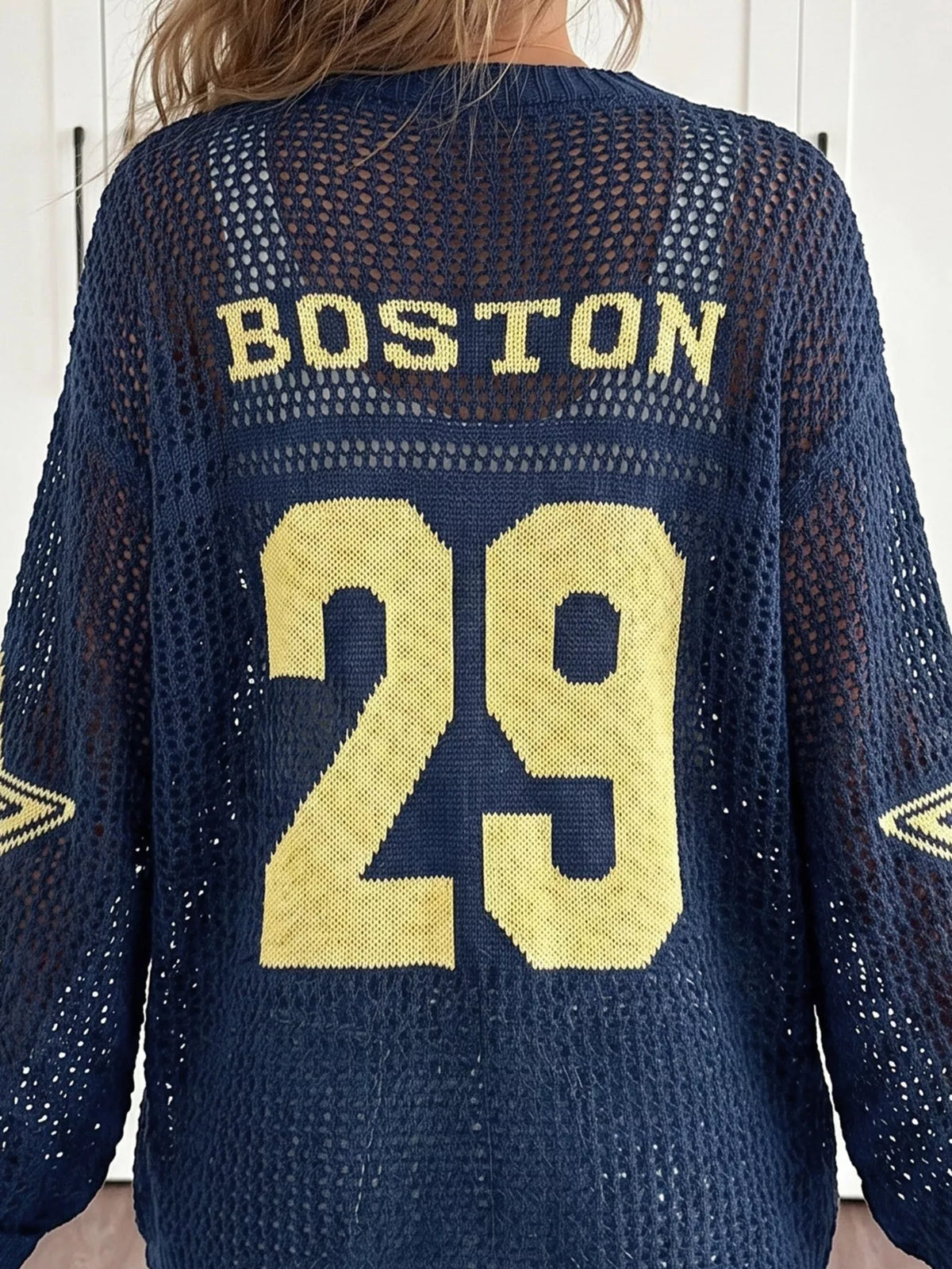 Number 29 Openwork Knit Cover Up