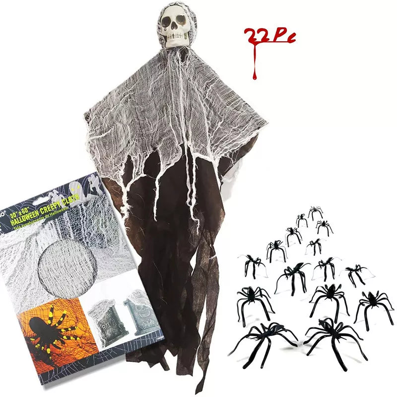 Halloween Spooky Hanging Skeleton Ghost - Lilixa.store