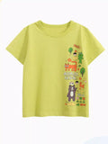 Children's Cartoon Animal Round Neck T-Shirt - Lilixa.store